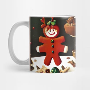 Gingerbread Man and Xmas Mug